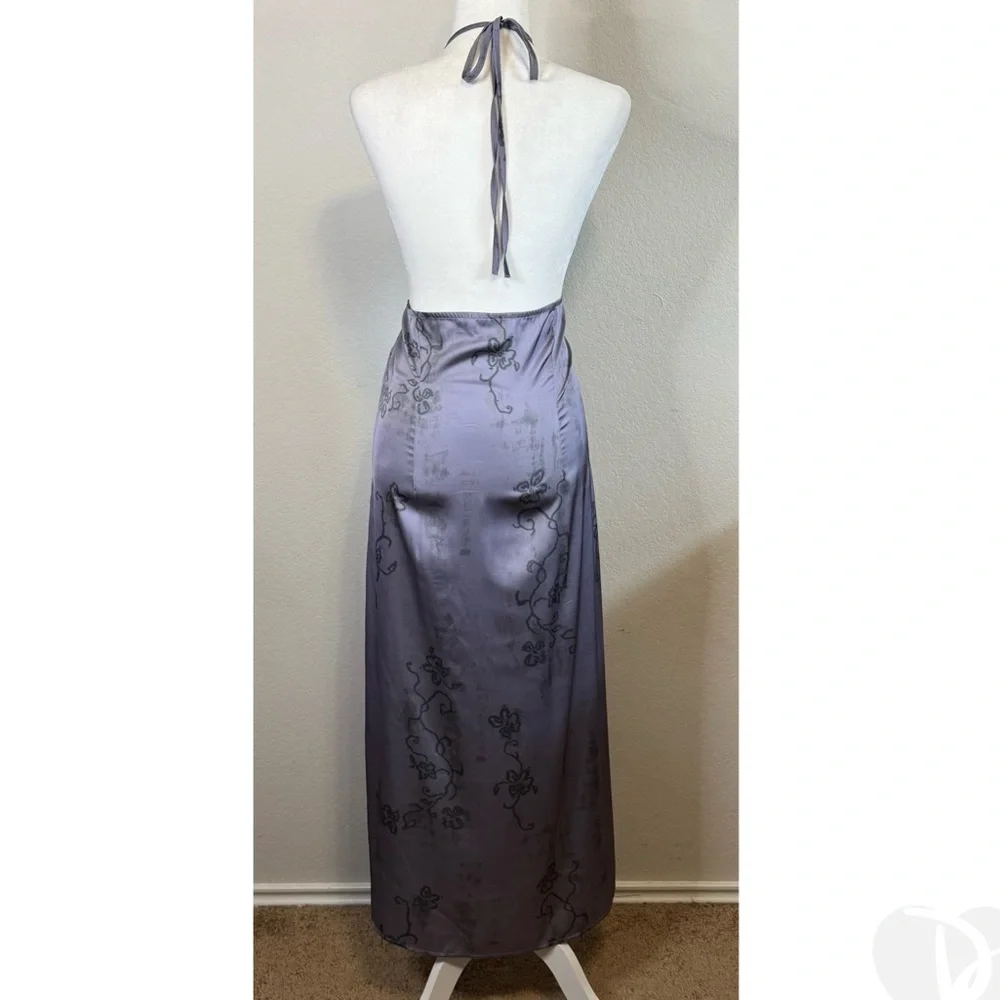 Elegant Purple Maxi Dress - Picture 8 of 14